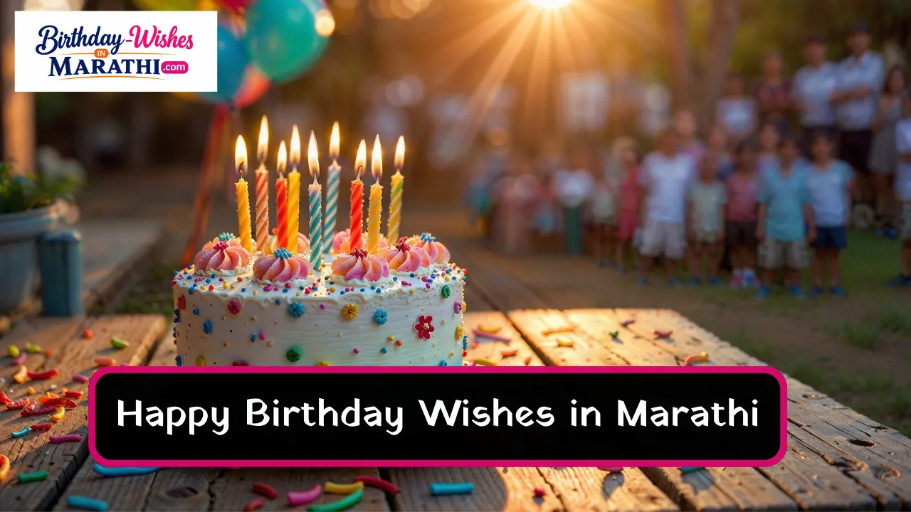 Happy Birthday Wishes in Marathi